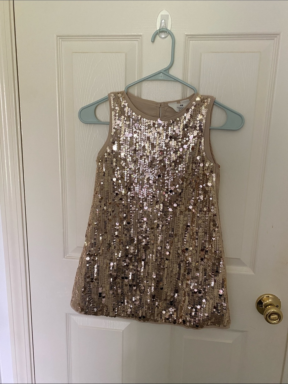 H&M Gold Sequin Party Dress